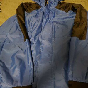 Marlboro Unlimited Vintage Windbreaker Jacket Blue Mens M.  Very Nice Condition!